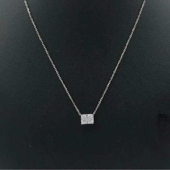 1.15ct Radiant Cut Necklace - Picture 14 of 17